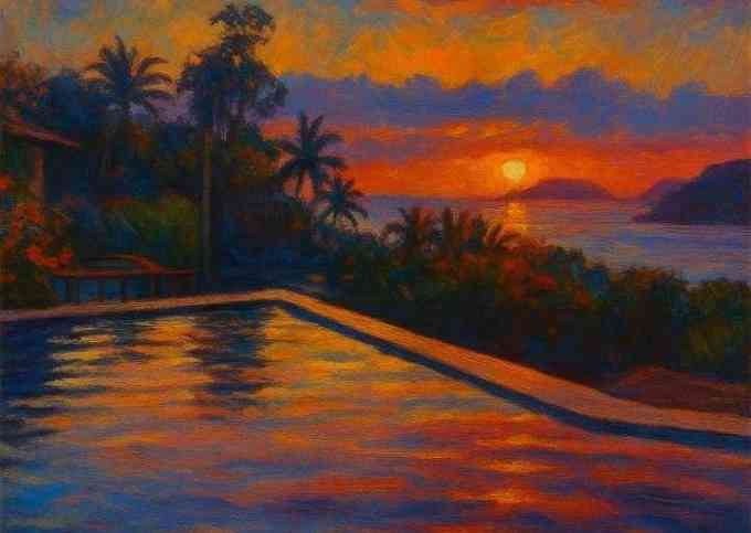 Mirante de Barequeçaba - vista paradisíaca da piscina