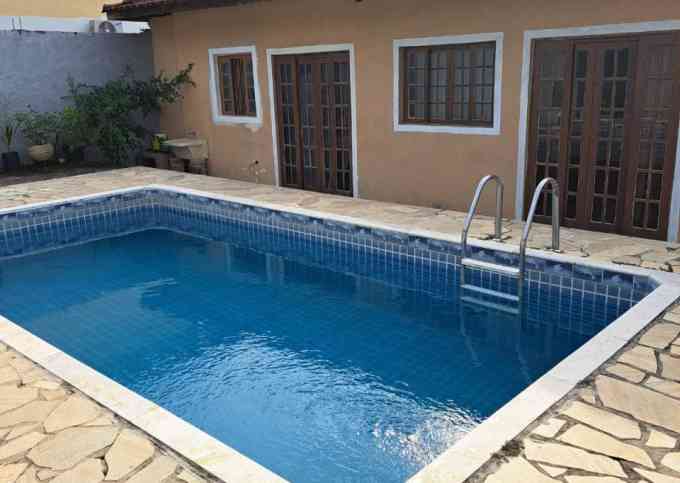 Casa com piscina por temporada em São Sebastião Praia de Barequeçaba